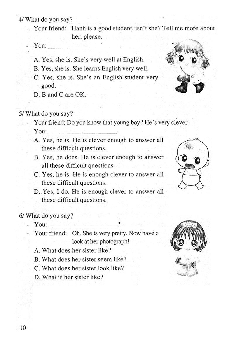 bài tập trắc nghiệm tiếng anh 8