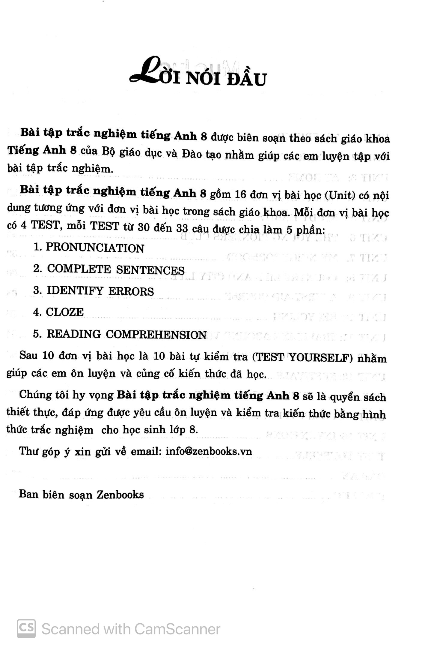 bài tập trắc nghiệm tiếng anh 8 (có đáp án) (2022)