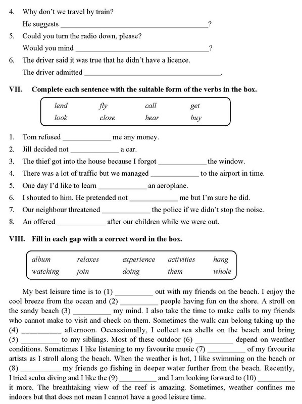 bài tập trắc nghiệm tiếng anh 8 theo chương trình thí điểm ( không đáp án)
