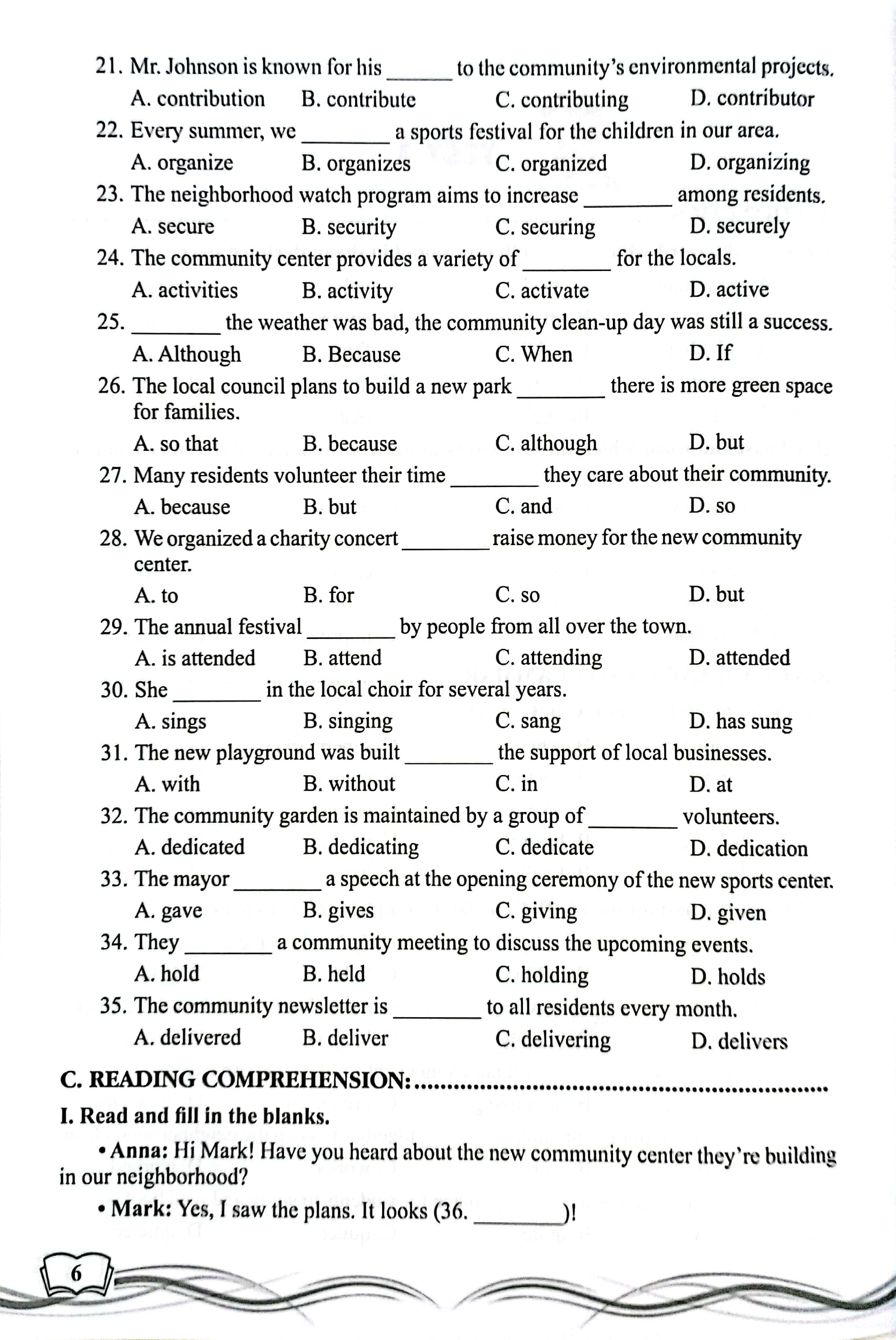 bài tập trắc nghiệm tiếng anh 9 (có đáp án)