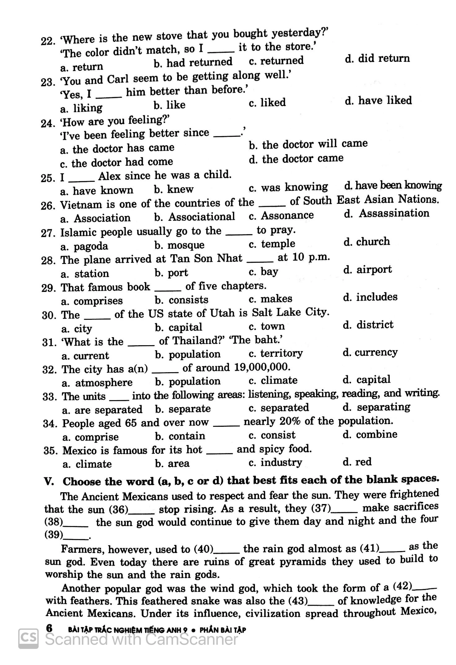 bài tập trắc nghiệm tiếng anh 9 (có đáp án) (tái bản 2018)