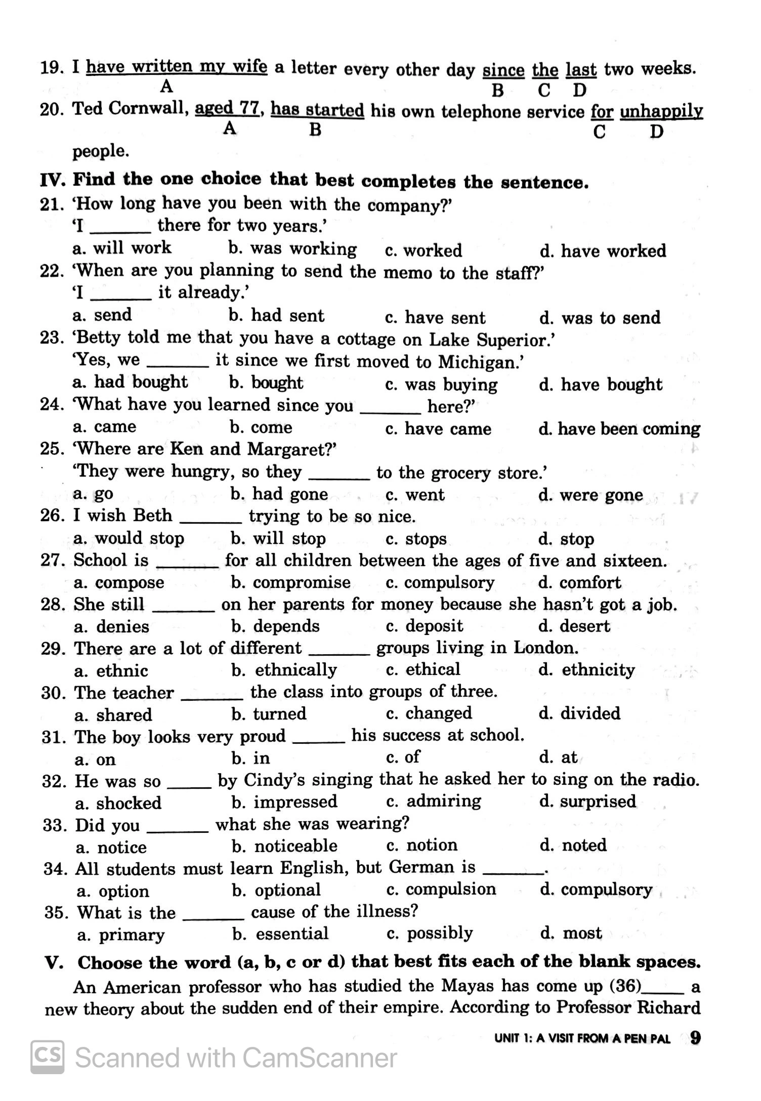 bài tập trắc nghiệm tiếng anh 9 (có đáp án) (tái bản 2018)