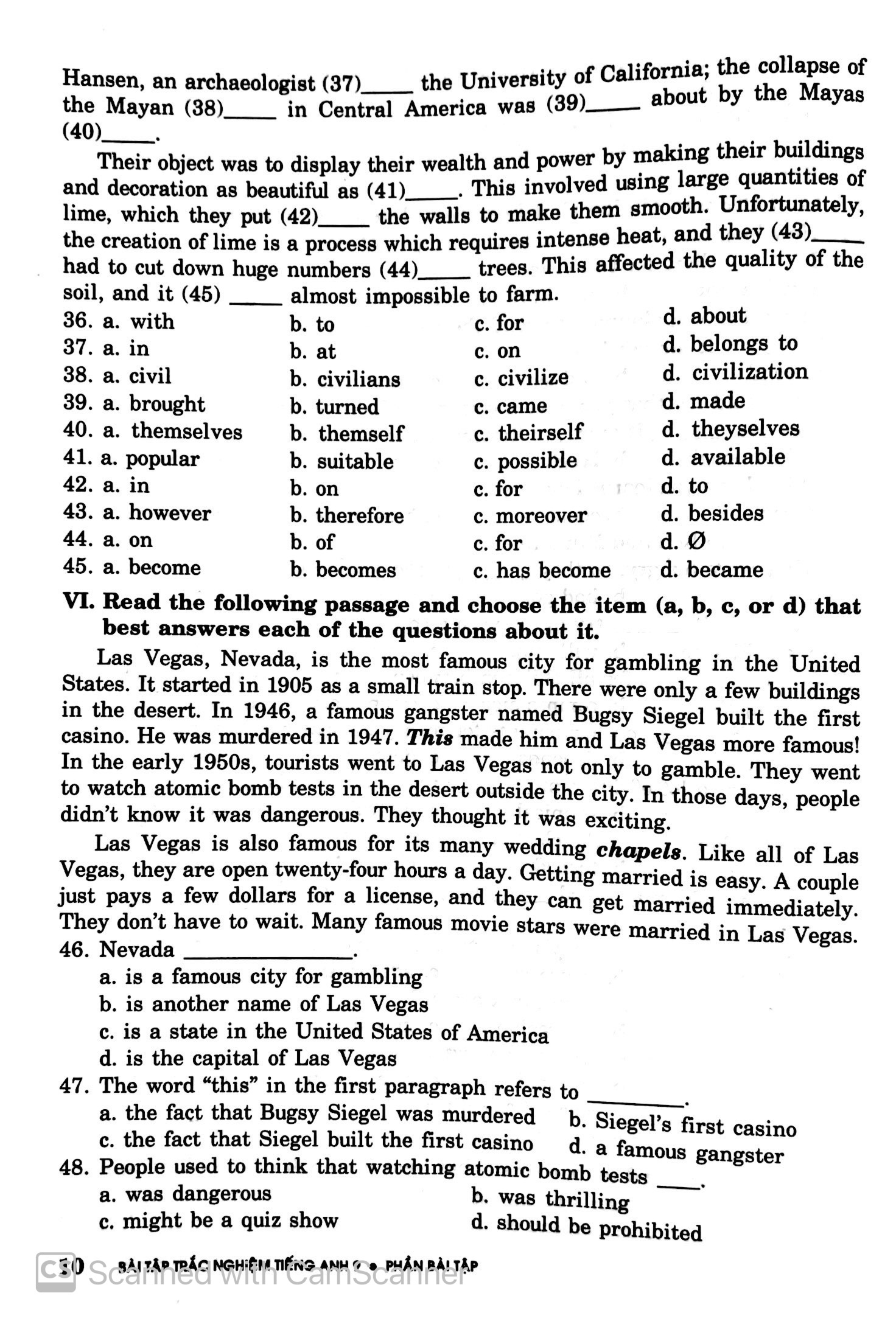 bài tập trắc nghiệm tiếng anh 9 (không đáp án) (tái bản 2018)
