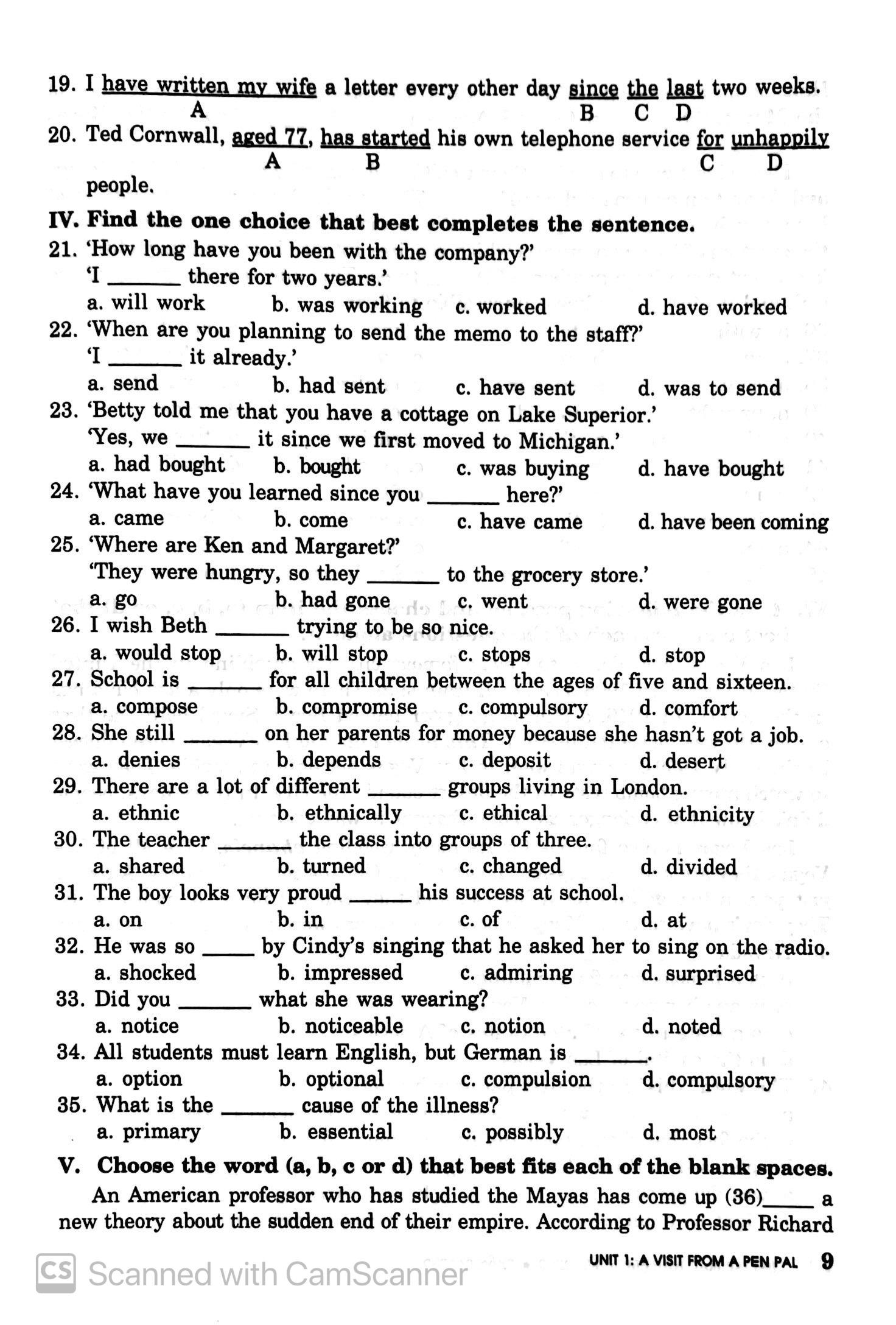 bài tập trắc nghiệm tiếng anh 9 (không đáp án) (tái bản 2018)