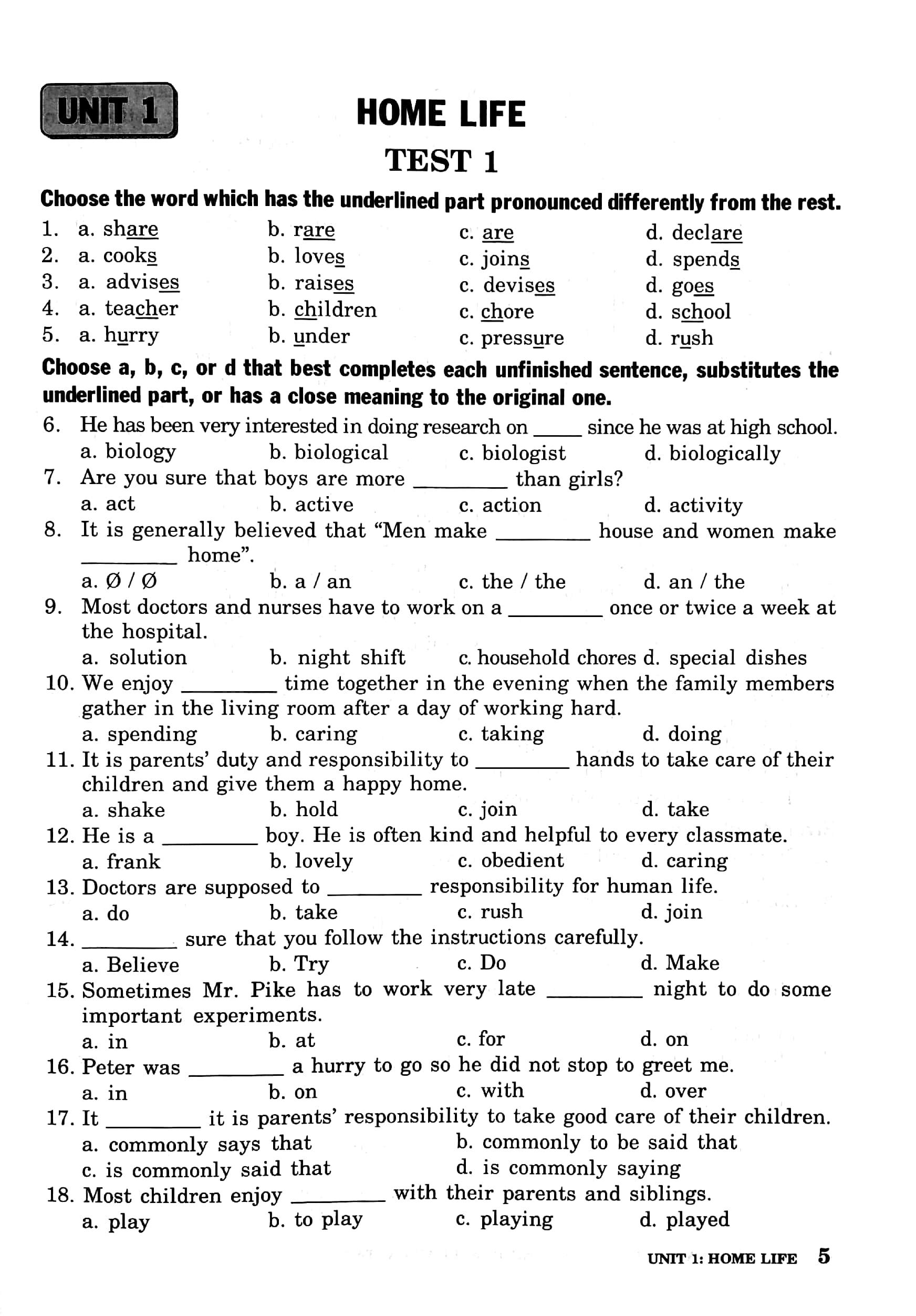 bài tập trắc nghiệm tiếng anh lớp 12 (có đáp án)