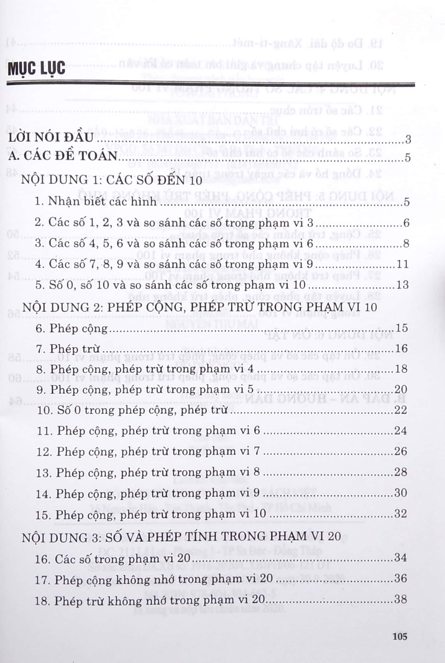 bài tập trắc nghiệm toán 1