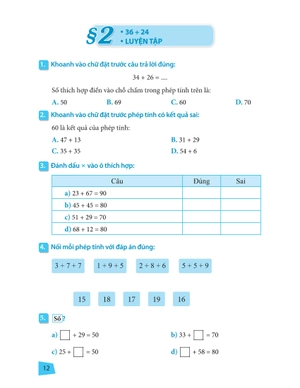 bài tập trắc nghiệm và đề tự kiểm tra toán 2 (2022)