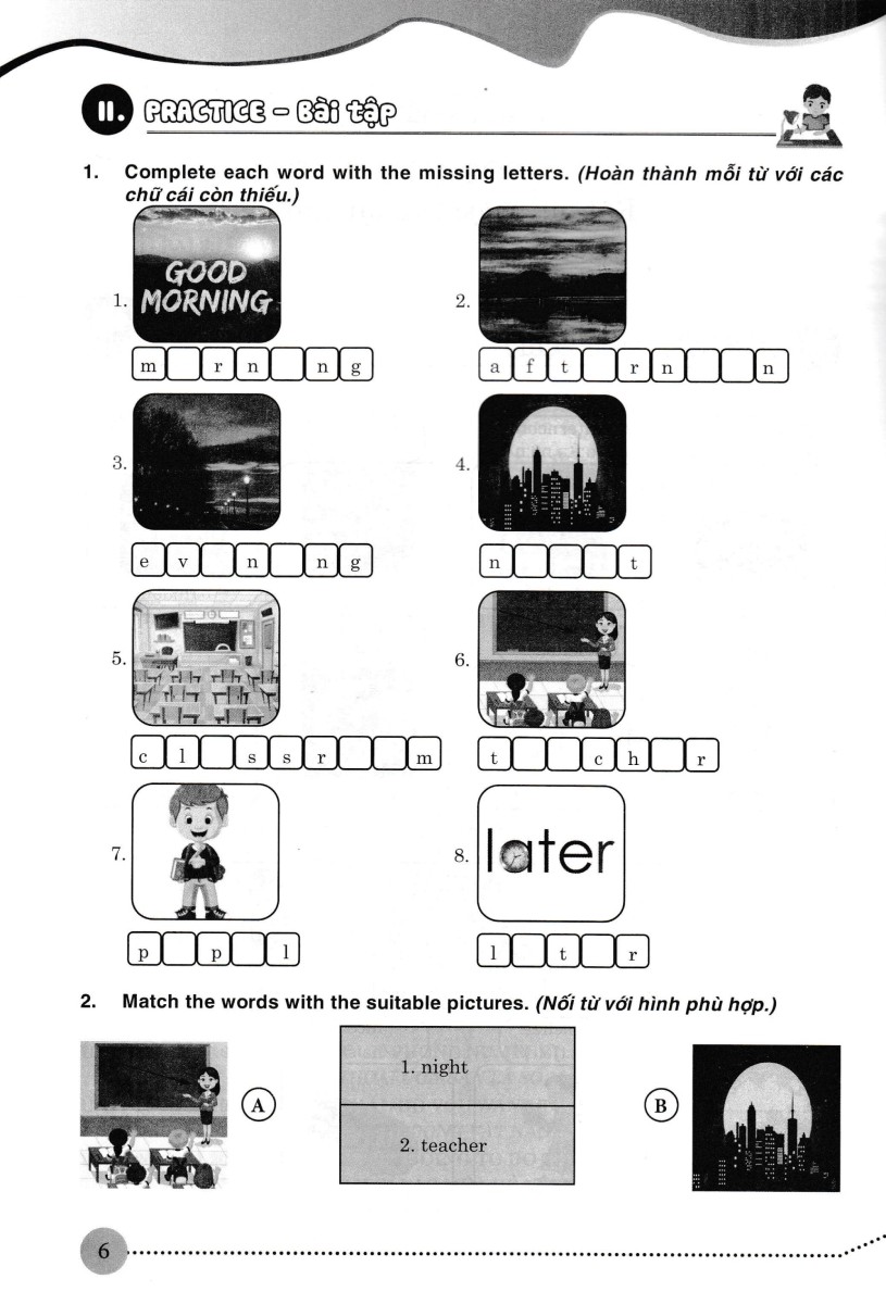 bài tập từ vựng tiếng anh lớp 4 (biên soạn theo chương trình giáo dục phổ thông mới)