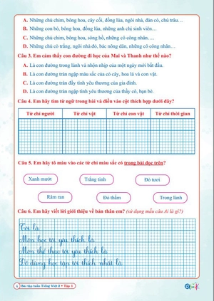 bài tập tuần tiếng việt 2 - tập 1 (biên soạn theo chương trình sgk cánh diều)