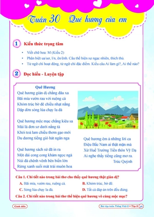 bài tập tuần tiếng việt 2 - tập 2 (cánh diều)