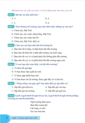 bài tập tuần tiếng việt 3 - tập 1 (cánh diều)