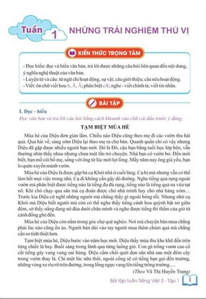 bài tập tuần tiếng việt 3 - tập 1 (kết nối)