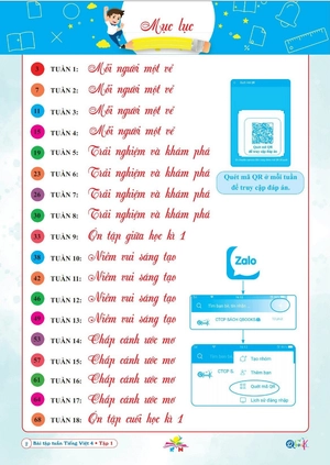 bài tập tuần tiếng việt 4 - tập 1 (kết nối tri thức với cuộc sống)