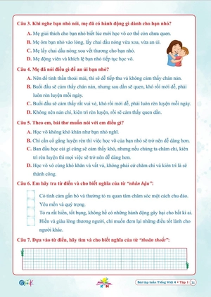 bài tập tuần tiếng việt 4 - tập 1 (kết nối tri thức với cuộc sống)