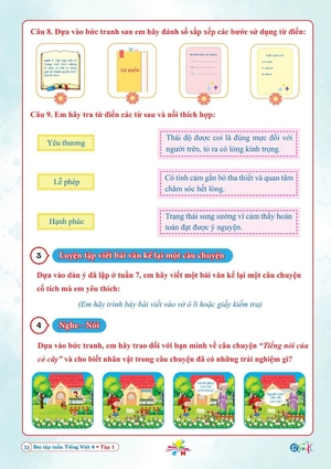 bài tập tuần tiếng việt 4 - tập 1 (kết nối tri thức với cuộc sống)