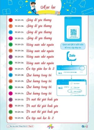 bài tập tuần tiếng việt 4 - tập 2 (kết nối tri thức với cuộc sống)