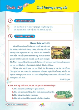 bài tập tuần tiếng việt 4 - tập 2 (kết nối tri thức với cuộc sống)