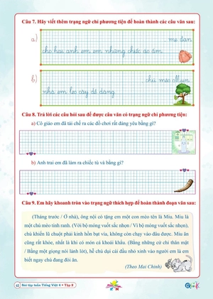 bài tập tuần tiếng việt 4 - tập 2 (kết nối tri thức với cuộc sống)