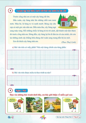 bài tập tuần tiếng việt 4 - tập 2 (kết nối tri thức với cuộc sống)