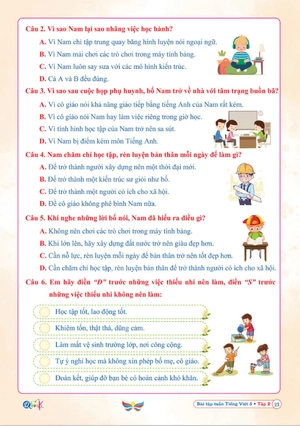 bài tập tuần tiếng việt 5 - tập 2 (cánh diều)