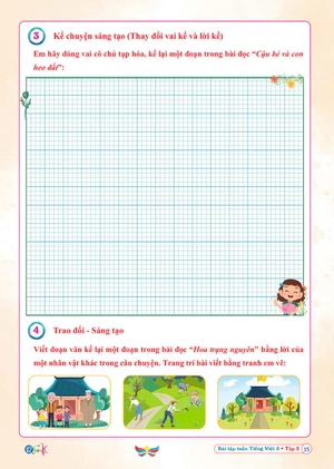 bài tập tuần tiếng việt 5 - tập 2 (cánh diều)