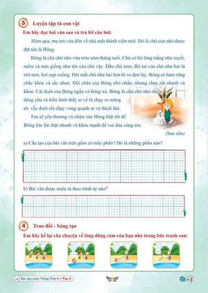 bài tập tuần tiếng việt lớp 4 - tập 2 (cánh diều)