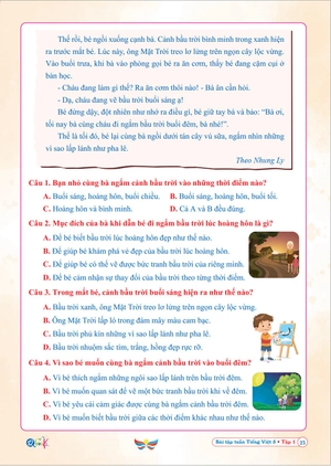 bài tập tuần tiếng việt lớp 5 - tập 1 (cánh diều)