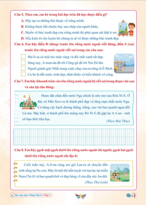 bài tập tuần tiếng việt lớp 5 - tập 1 (cánh diều)