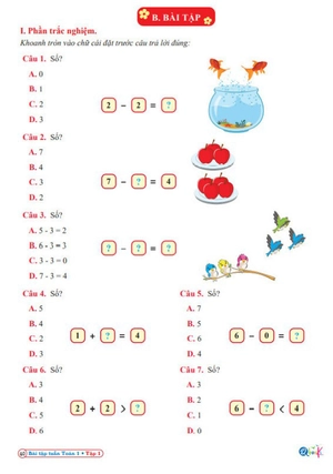 bài tập tuần toán 1 tập 1 (kết nối tri thức với cuộc sống)