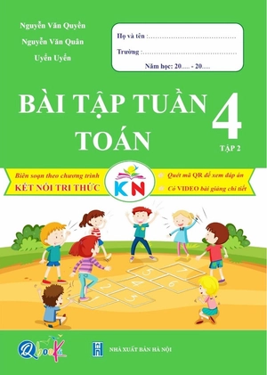 bài tập tuần toán 4 - tập 2 (kết nối)