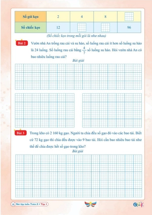 bài tập tuần toán 5 - tập 1 (cánh diều)