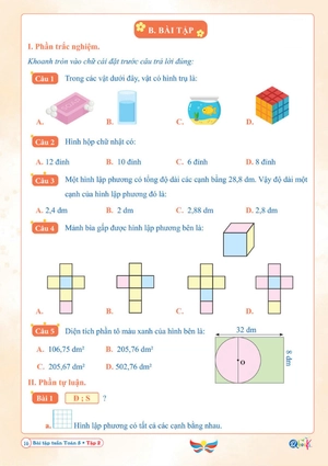 bài tập tuần toán 5 - tập 2 (cánh diều)