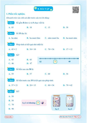 bài tập tuần toán lớp 2 - tập 1 (cánh diều)