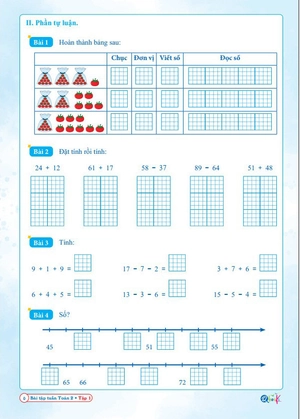 bài tập tuần toán lớp 2 - tập 1 (cánh diều)