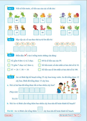 bài tập tuần toán lớp 2 - tập 1 (cánh diều)