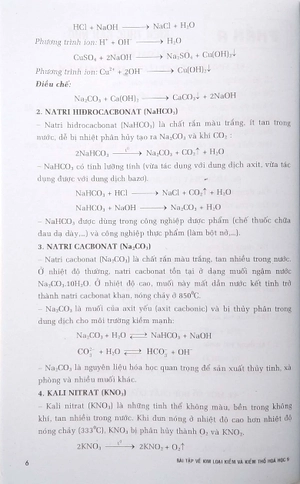 bài tập về kim loại kiềm và kiềm thổ - hóa học 9