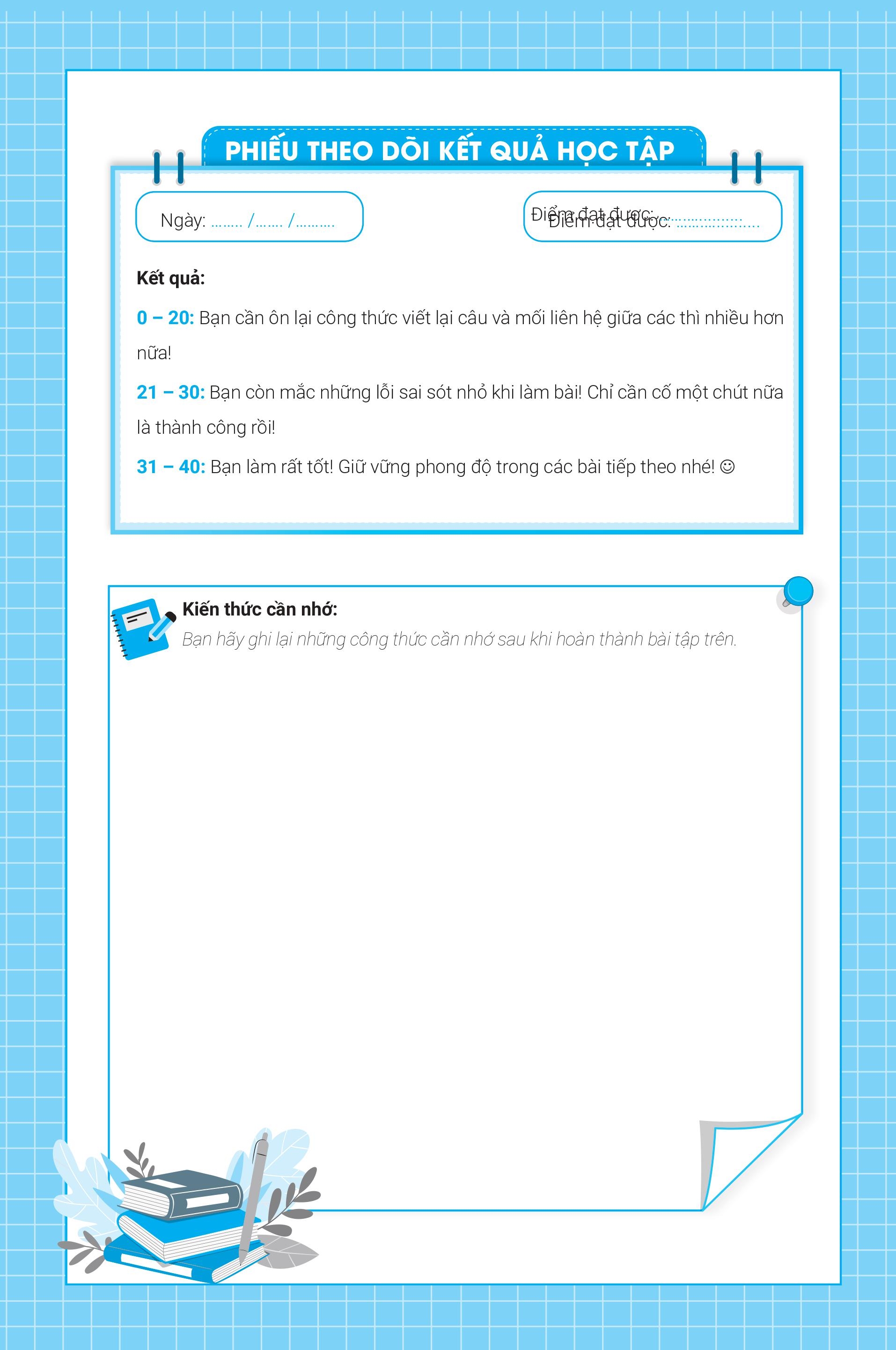 bài tập viết lại câu tiếng anh ( ôn thi vào lớp 10 và 10 chuyên )