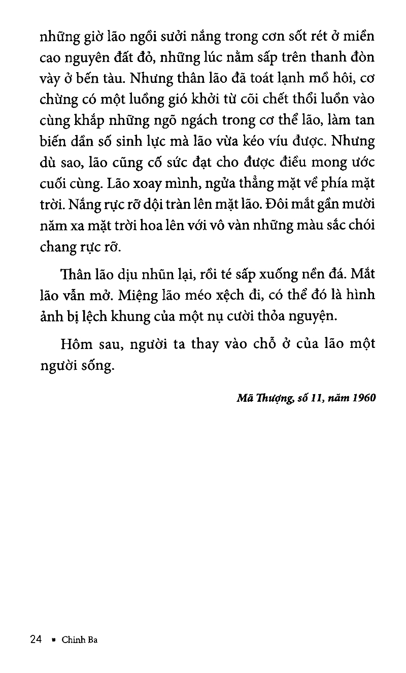 bài thơ trên xương cụt