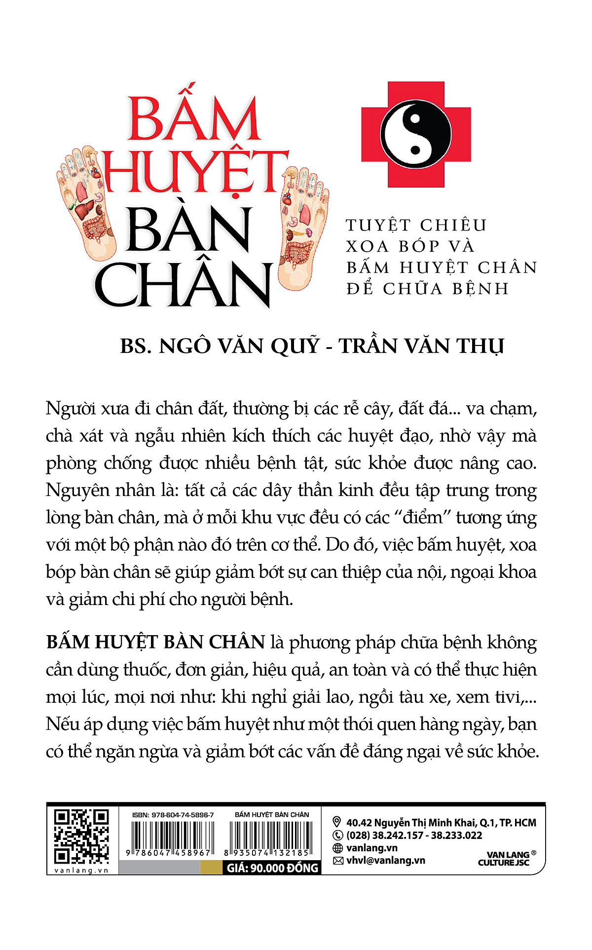 bấm huyệt bàn chân (tái bản 2023)