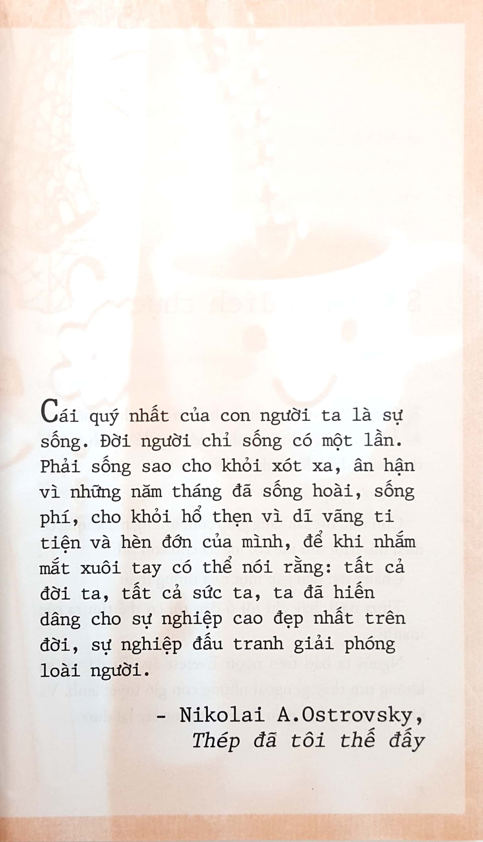 Ban Chi Song Co Mot Lan (Tai Ban 2025)