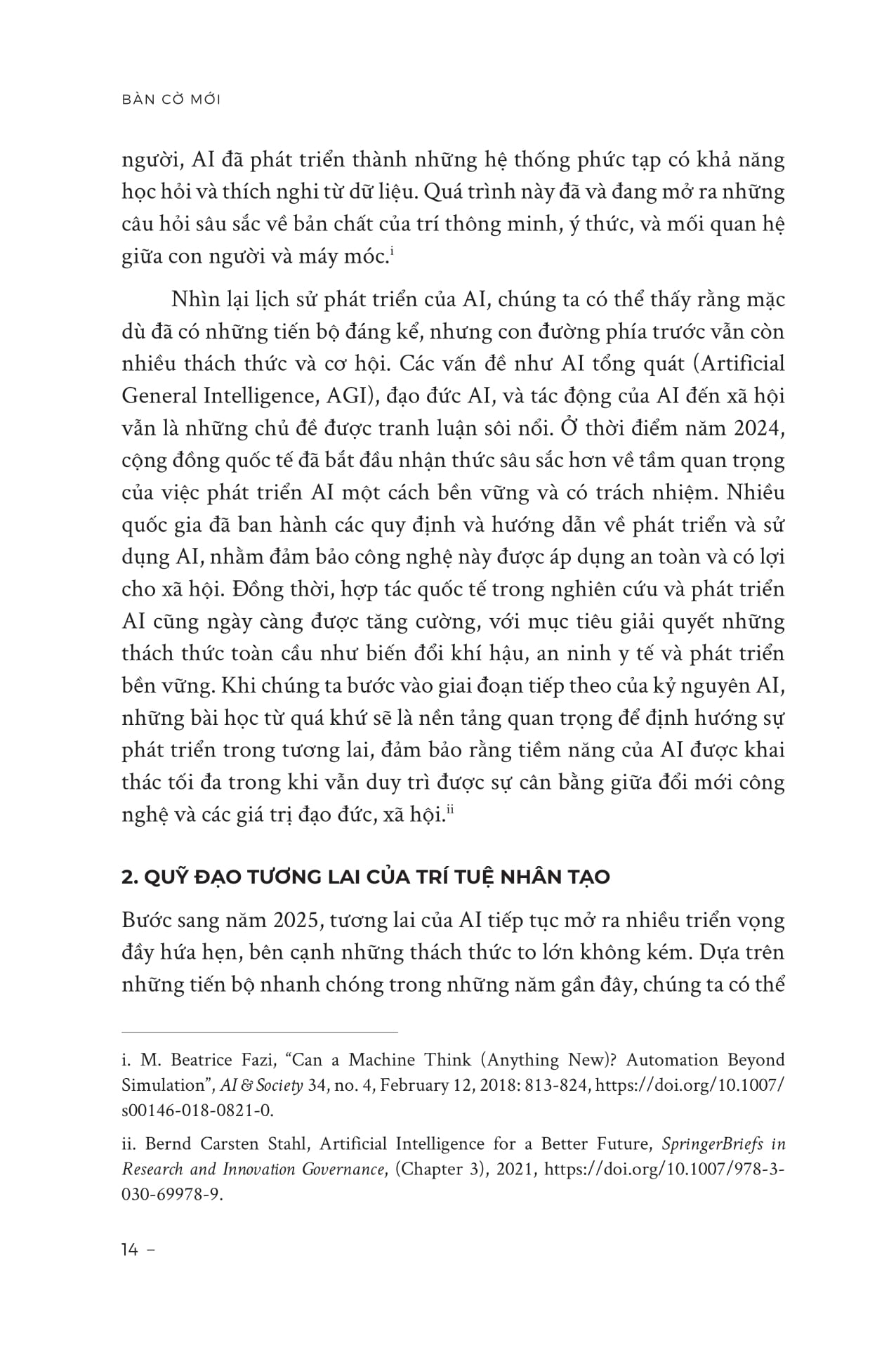 bàn cờ mới - tương lai quan hệ quốc tế trong kỷ nguyên ai