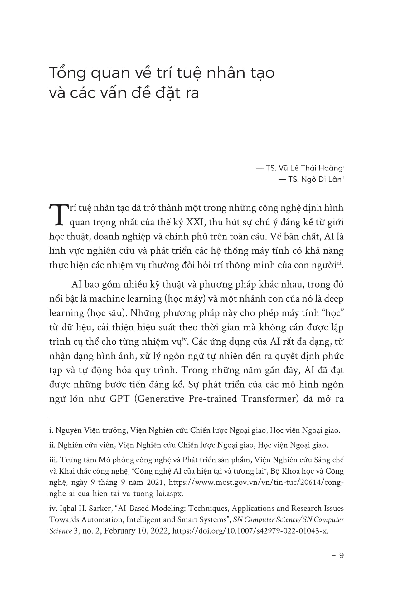 bàn cờ mới - tương lai quan hệ quốc tế trong kỷ nguyên ai