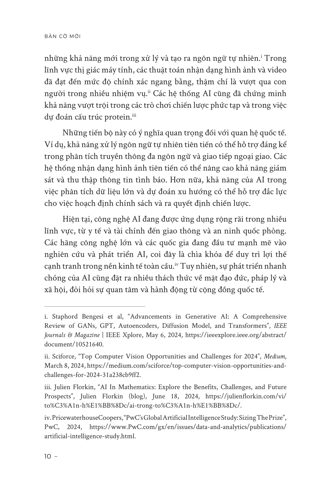 bàn cờ mới - tương lai quan hệ quốc tế trong kỷ nguyên ai