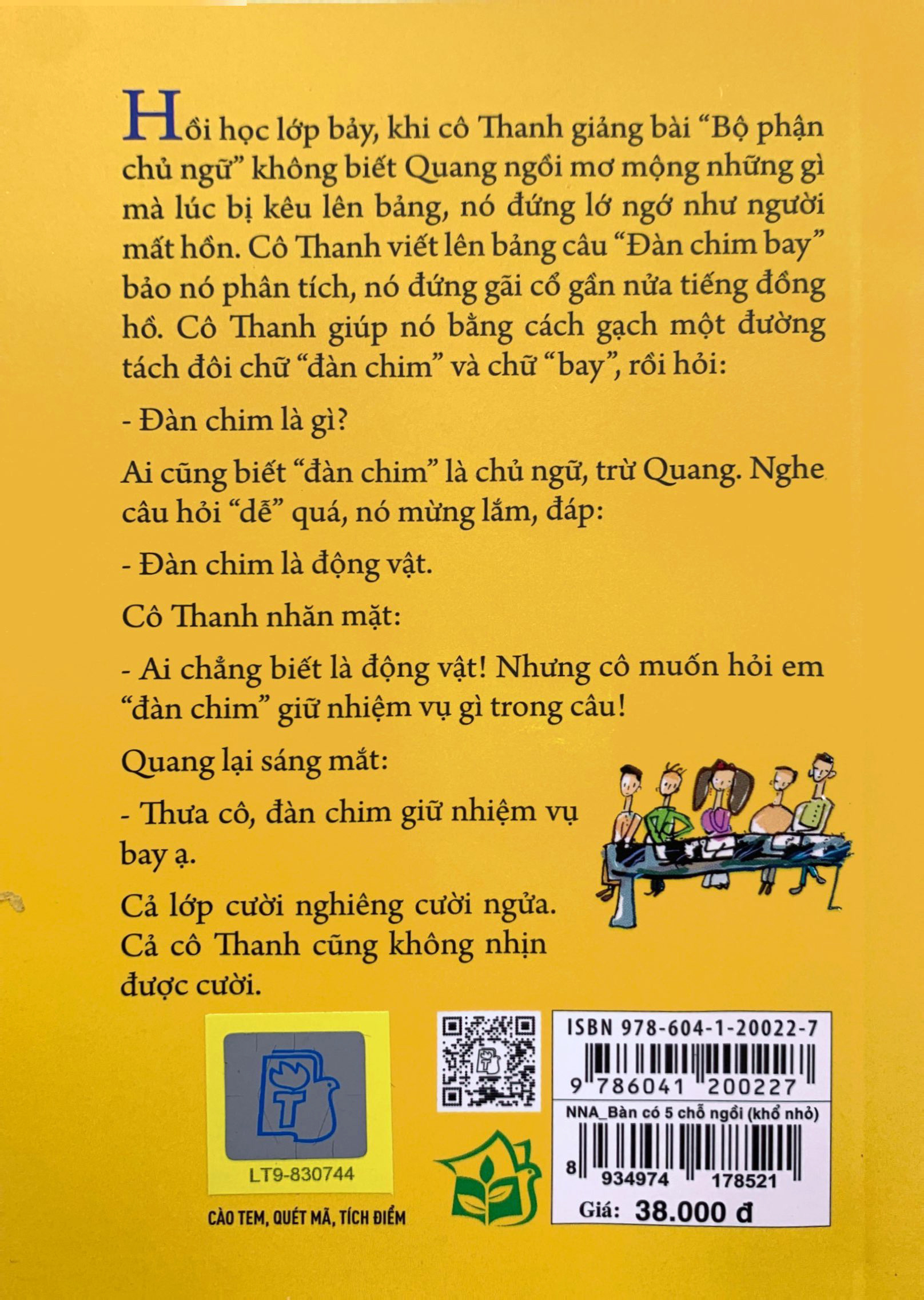 bàn có năm chỗ ngồi (tái bản 2022)