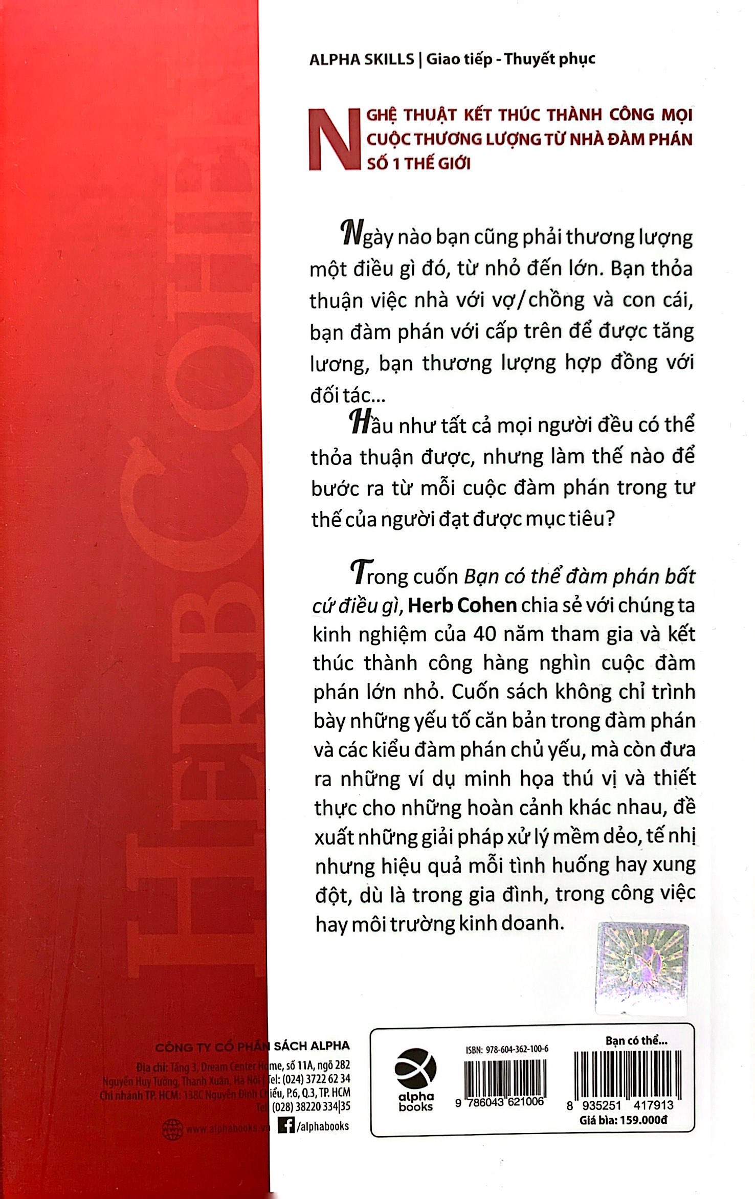 bạn có thể đàm phán bất cứ điều gì