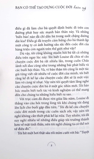 bạn có thể tạo dựng cuộc đời hoàn mỹ
