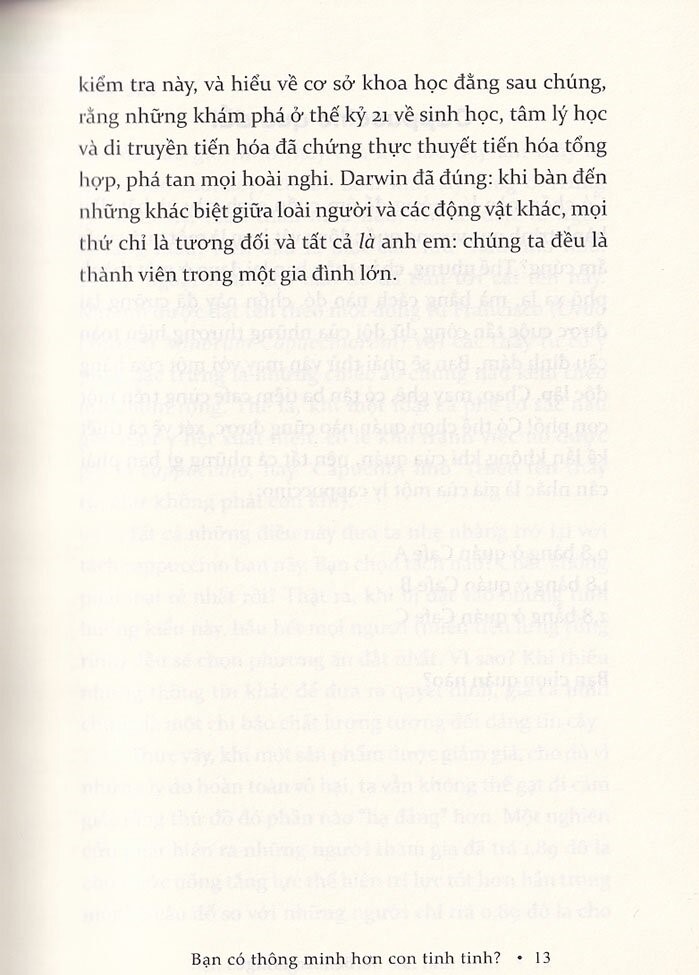 bạn có thông minh hơn con tinh tinh