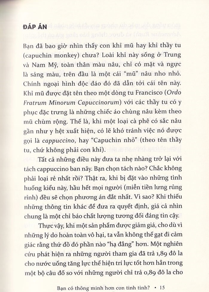 bạn có thông minh hơn con tinh tinh