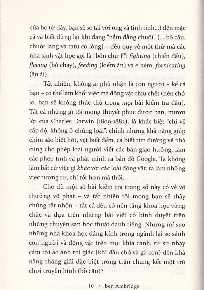 bạn có thông minh hơn con tinh tinh