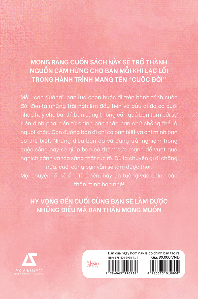 bạn của ngày hôm nay là do chính bạn tạo ra